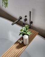 SLIM SHOWER ON BRACKET GUN METAL (NR307GM)