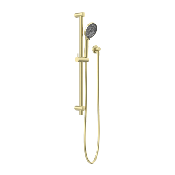 ROUND METAL PROJECT RAIL SHOWER BRUSHED GOLD (NR318BG)