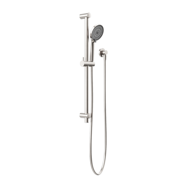 ROUND METAL PROJECT RAIL SHOWER BRUSHED NICKEL (NR318BN)