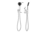 Project Round Shower On Bracket 4 Star Rating Brushed Nickel (NR320BN)