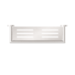 DOLCE METAL SHOWER SHELF BRUSHED NICKEL (NR3687aBN)
