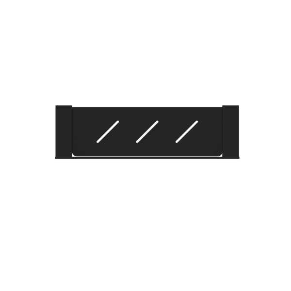 CELIA METAL SHELF MATTE BLACK (NR4687aMB)