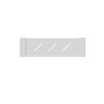 CELIA METAL SHELF CHROME (NR4687aCH)