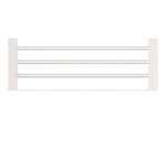CELIA TOWEL RACK BRUSHED NICKEL (NR4689BN)