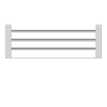 CELIA TOWEL RACK CHROME (NR4689CH)