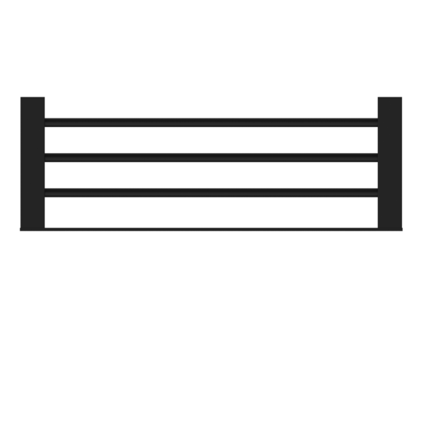 CELIA TOWEL RACK MATTE BLACK (NR4689MB)
