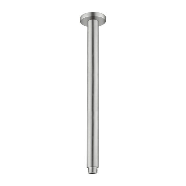 ROUND CEILING ARM 100MM/300MM LENGTH BRUSHED NICKEL