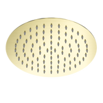 250mm Round Stainless Steel Shower Head 4 Star Rating Brushed Gold (NR507036BG)