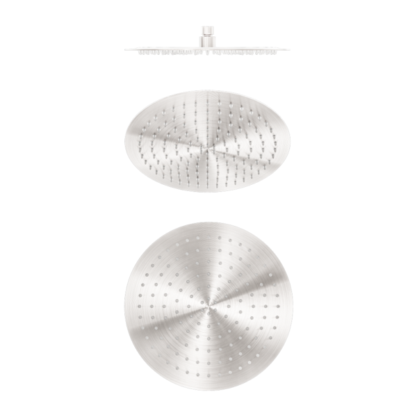 Zen SS316L 300mm Round Shower Head Brushed Nickel (NR508041BN)