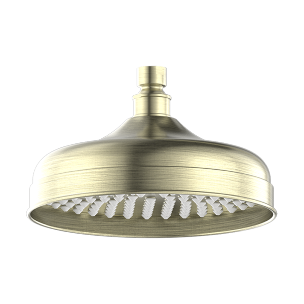 YORK 200MM SHOWER HEAD AGED BRASS (NR508094AB)