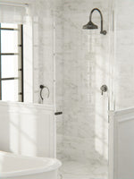YORK 200MM SHOWER HEAD MATTE BLACK (NR508094MB)