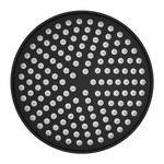 YORK 200MM SHOWER HEAD MATTE BLACK (NR508094MB)