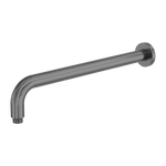 Zen SS316L Round Shower Arm 400mm Length Graphite (NR509GR)