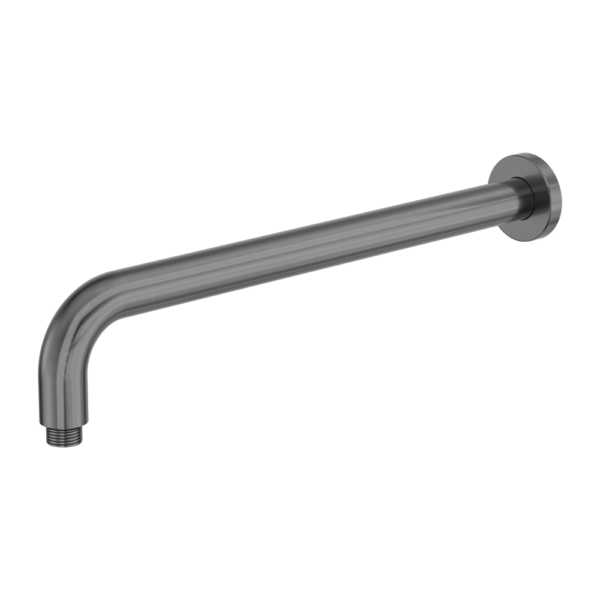 Zen SS316L Round Shower Arm 400mm Length Graphite (NR509GR)