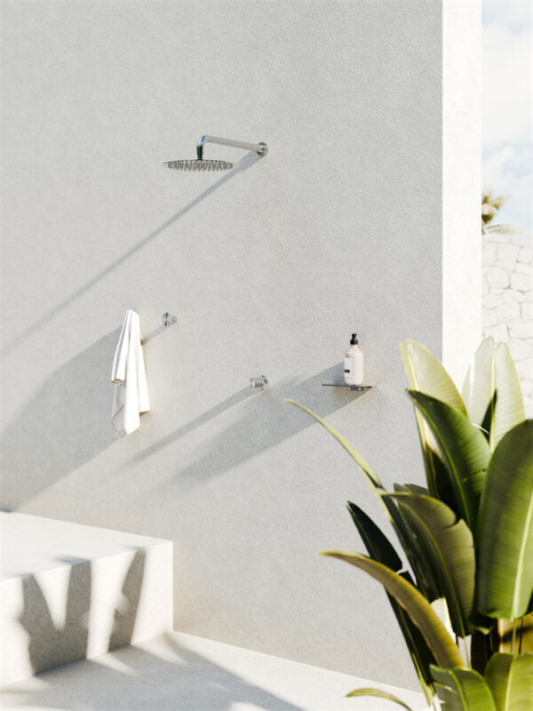Zen SS316L 300mm Round Shower Head Brushed Nickel (NR508041BN)