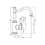 Basin Mixers Aged BrassYork Range - Royal Bath & Kitchen - Image 4