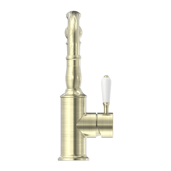 Basin Mixers Aged Brass York Range - Royal Bath & Kitchen - Image 2
