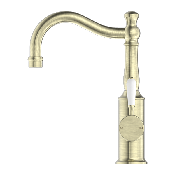 Basin Mixers Aged Brass York Range - Royal Bath & Kitchen - Image 3