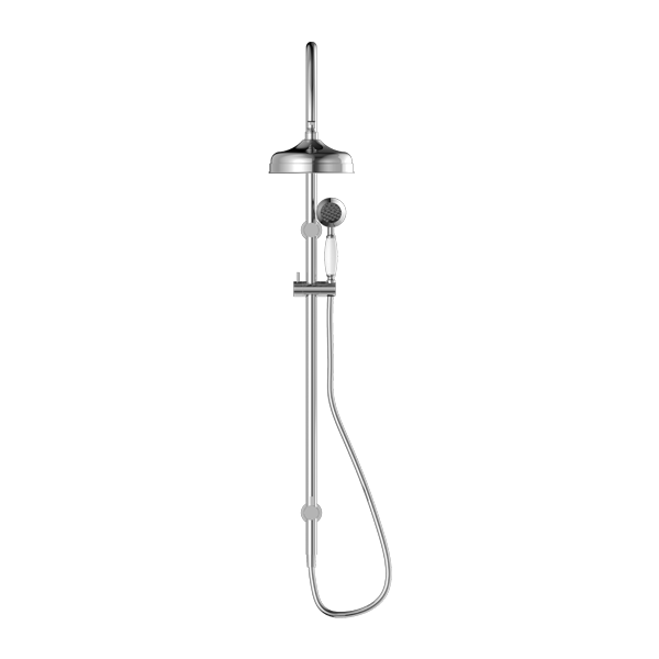 YORK TWIN SHOWER WITH WHITE PORCELAIN HAND SHOWER CHROME (NR69210501CH)