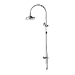 YORK TWIN SHOWER WITH WHITE PORCELAIN HAND SHOWER CHROME (NR69210501CH)