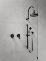 YORK 200MM SHOWER HEAD MATTE BLACK (NR508094MB)