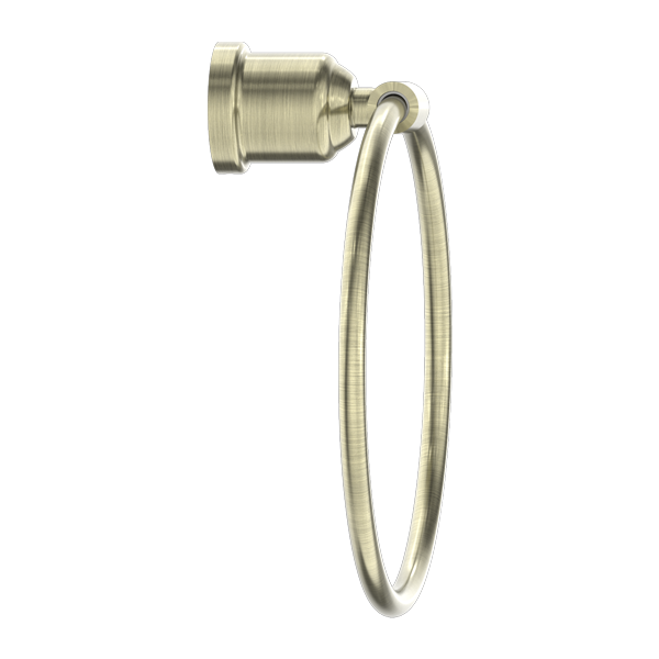 YORK TOWEL RING AGED BRASS (NR6980AB)