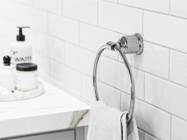 YORK TOWEL RING CHROME (NR6980CH)