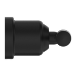 YORK ROBE HOOK MATTE BLACK (NR6982MB)