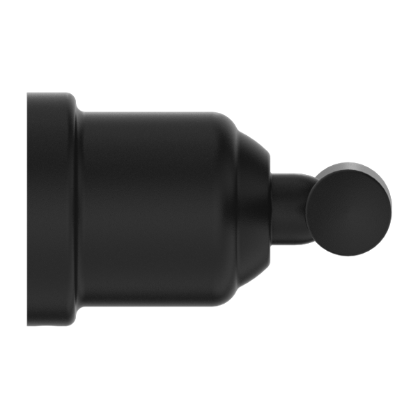 YORK ROBE HOOK MATTE BLACK (NR6982MB)