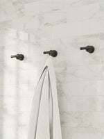YORK ROBE HOOK MATTE BLACK (NR6982MB)