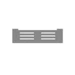 PEARL METAL SHOWER SHELF GUN METAL (NR8087aGM)