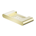 BIANCA SOAP DISH HOLDER BRUSHED GOLD (NR9081BG)