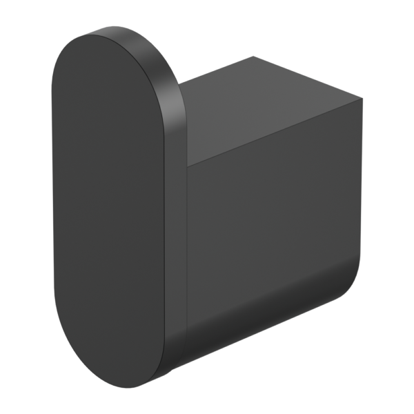 BIANCA ROBE HOOK MATTE BLACK (NR9082MB)