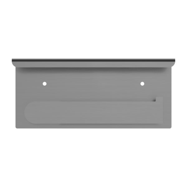 BIANCA TOILET ROLL HOLDER WITH PHONE HOLDER GUN METAL (NR9086aGM)