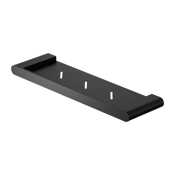BIANCA METAL SHOWER SHELF MATTE BLACK (NR9087aMB)