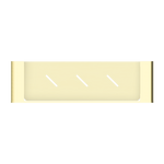 BIANCA METAL SHOWER SHELF BRUSHED GOLD (NR9087aBG)