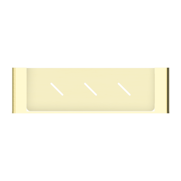 BIANCA METAL SHOWER SHELF BRUSHED GOLD (NR9087aBG)