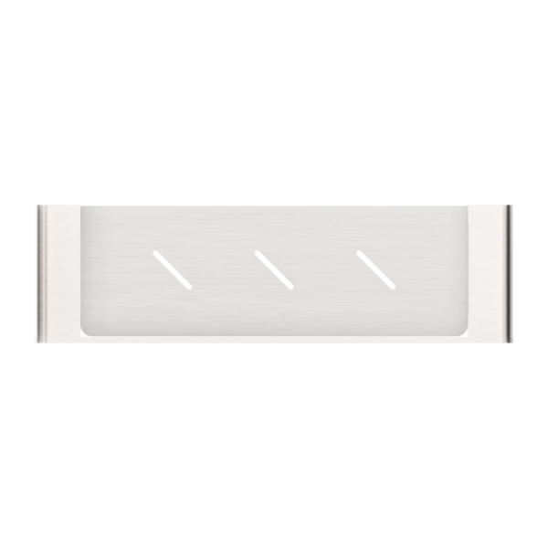 BIANCA METAL SHOWER SHELF BRUSHED NICKEL (NR9087aBN)