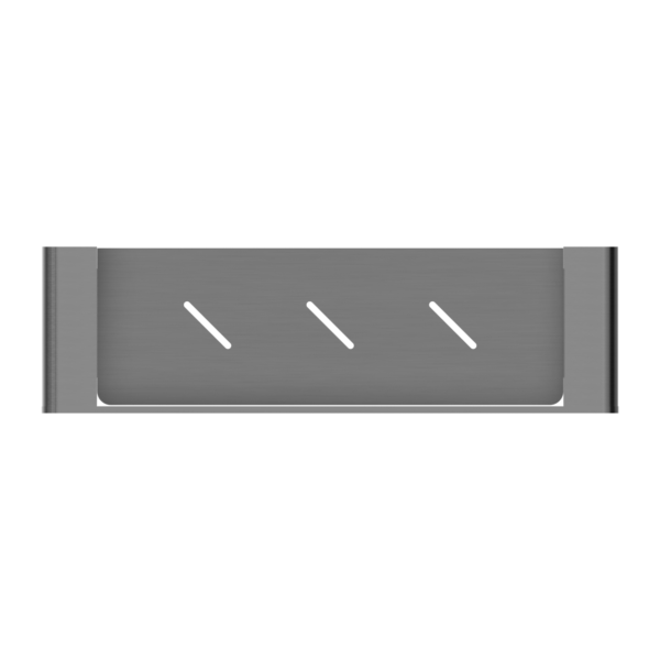BIANCA METAL SHOWER SHELF GUN METAL (NR9087aGM)