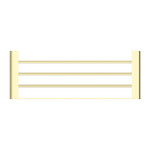 BIANCA TOWEL RACK BRUSHED GOLD (NR9089BG)