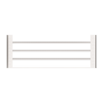 BIANCA TOWEL RACK BRUSHED NICKEL (NR9089BN)