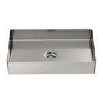OPAL RECTANGLE STAINLESS STEEL BASIN BRUSHED NICKEL (NRB3555BN)