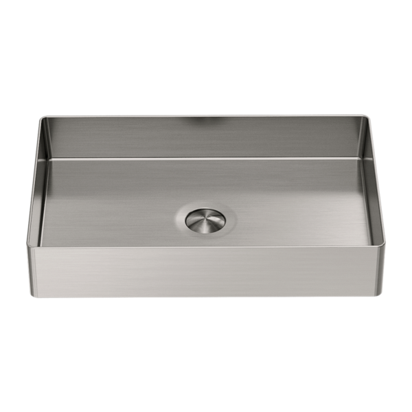 OPAL RECTANGLE STAINLESS STEEL BASIN BRUSHED NICKEL (NRB3555BN)