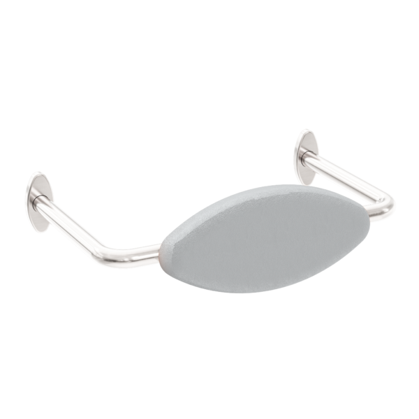 Mecca Care DDA Accessible Toilet Backrest Brushed Nickel (NRCR0001BN)