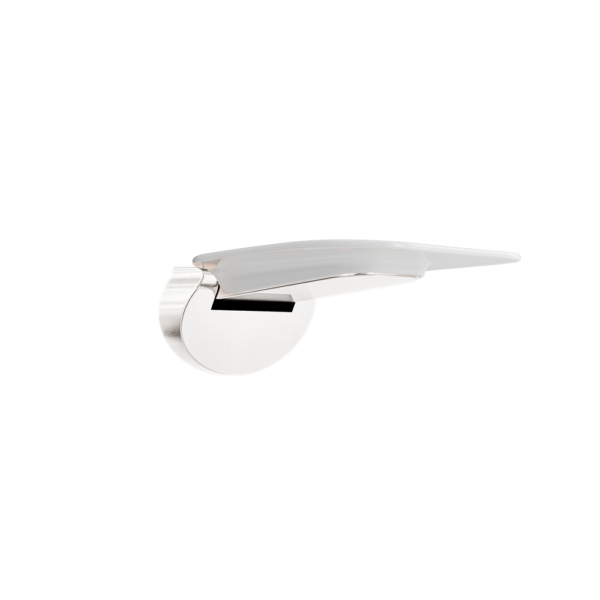 MECCA CARE SHOWER SEAT 400X330MM BRUSHED NICKEL (NRCR0003BN)