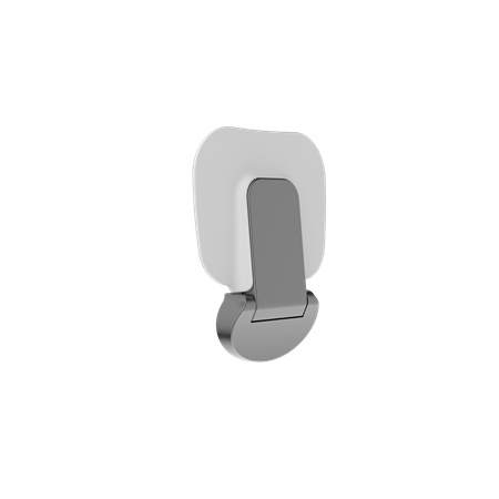 MECCA CARE SHOWER SEAT 400X330MM GUN METAL (NRCR0003GM)