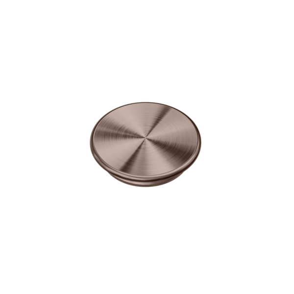 MECCA CARE 32MM GRAB RAIL CAP BRUSHED BRONZE (NRCR0004BZ)