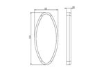 BACKREST REMOVABLE WALL COVER PLATE BRUSHED BRONZE (NRCR0005BZ)