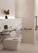 Mecca Care DDA Accessible Toilet Backrest Gun Metal (NRCR0001GM)