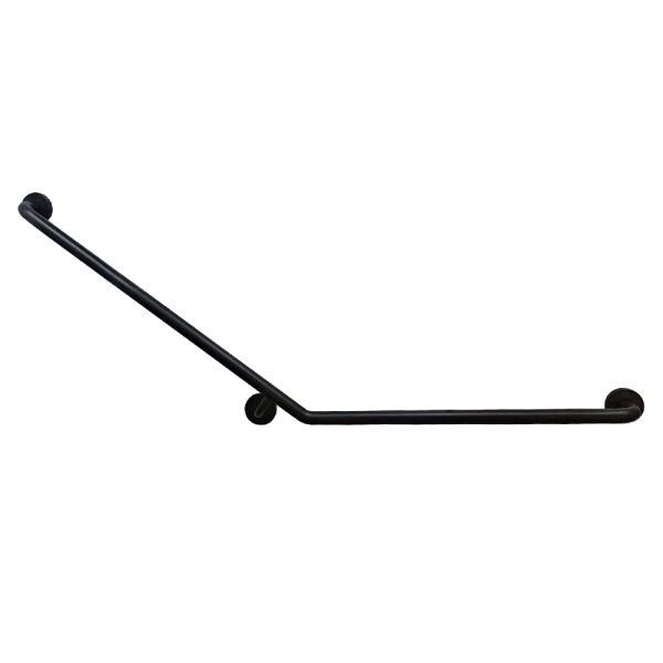 Classic Care SS304 800X700 140 Degrees Left Hand (Concealed Fixing) Matte Black (NRCR03lMB)